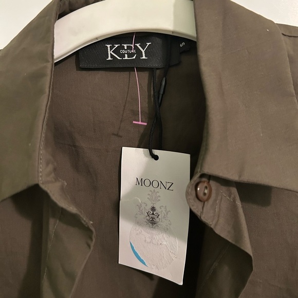 Women’s Shirt Dress Key Couture Small Long Sleeve - Picture 8 of 12